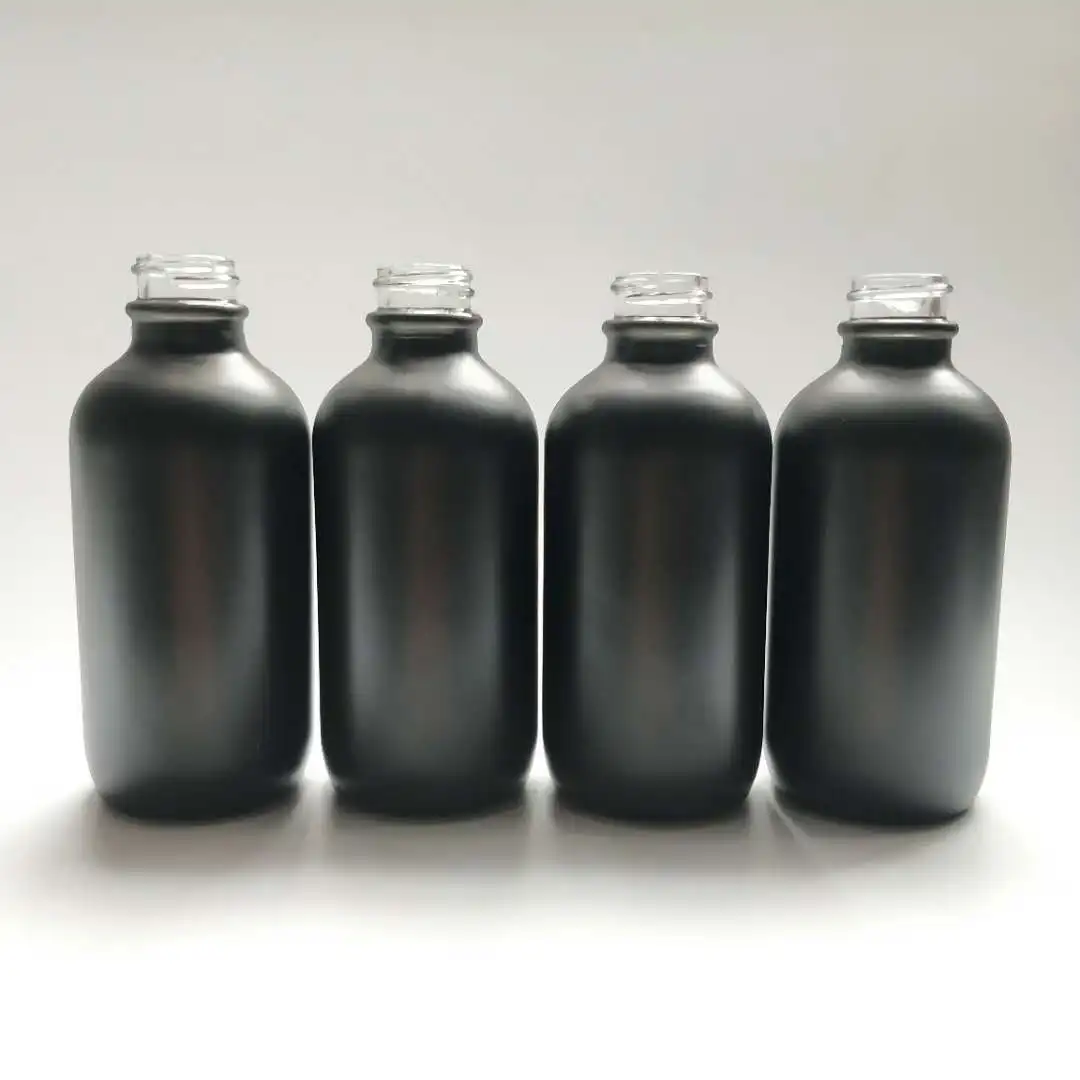 Hot Selling 120ml Matte Black Glass Spray Bottle 4oz Boston Spray Bottle Buy 120ml Matte Black