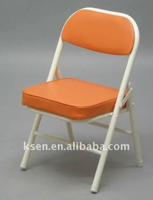 Small Round Folding Chair With Durable And Padded Seating Kc7316d