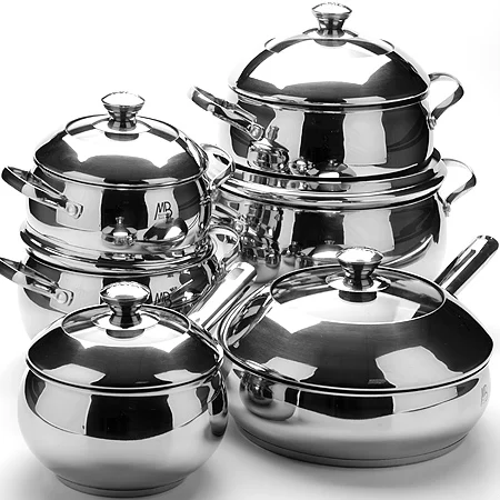 12pcs Stainless Steel Thomas Inox Cookware Set - Buy 12pcs Stainless Steel Thomas Inox Cookware ...