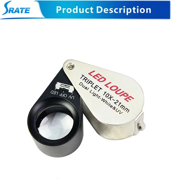 Triplet jeweler eye loupe magnifier 20X 21mm magnifying glass jewelry diamond 