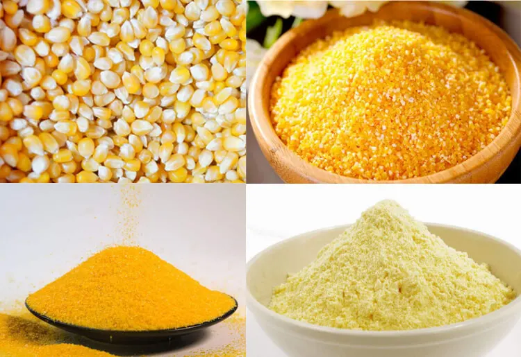 Complete Corn Grits Making Machine 500kg/h Kenya Corn Maize Wheat Meal