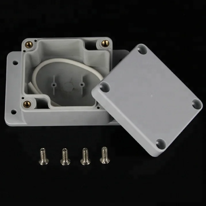 Abs 63*58*35mm Electric Ip65 Ip66 Ip67 Transparent Cover Grey Outdoor