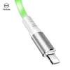 High quality mcdodo flowing data cable dark in glowing charging cable for iphone