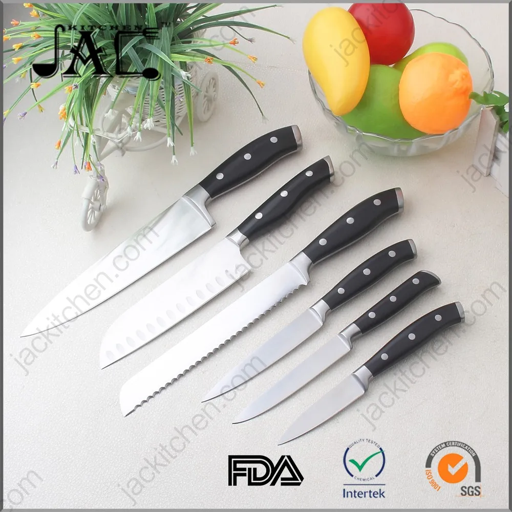 Safety 6pcs Magic Carving Chef Knife Set Made in China