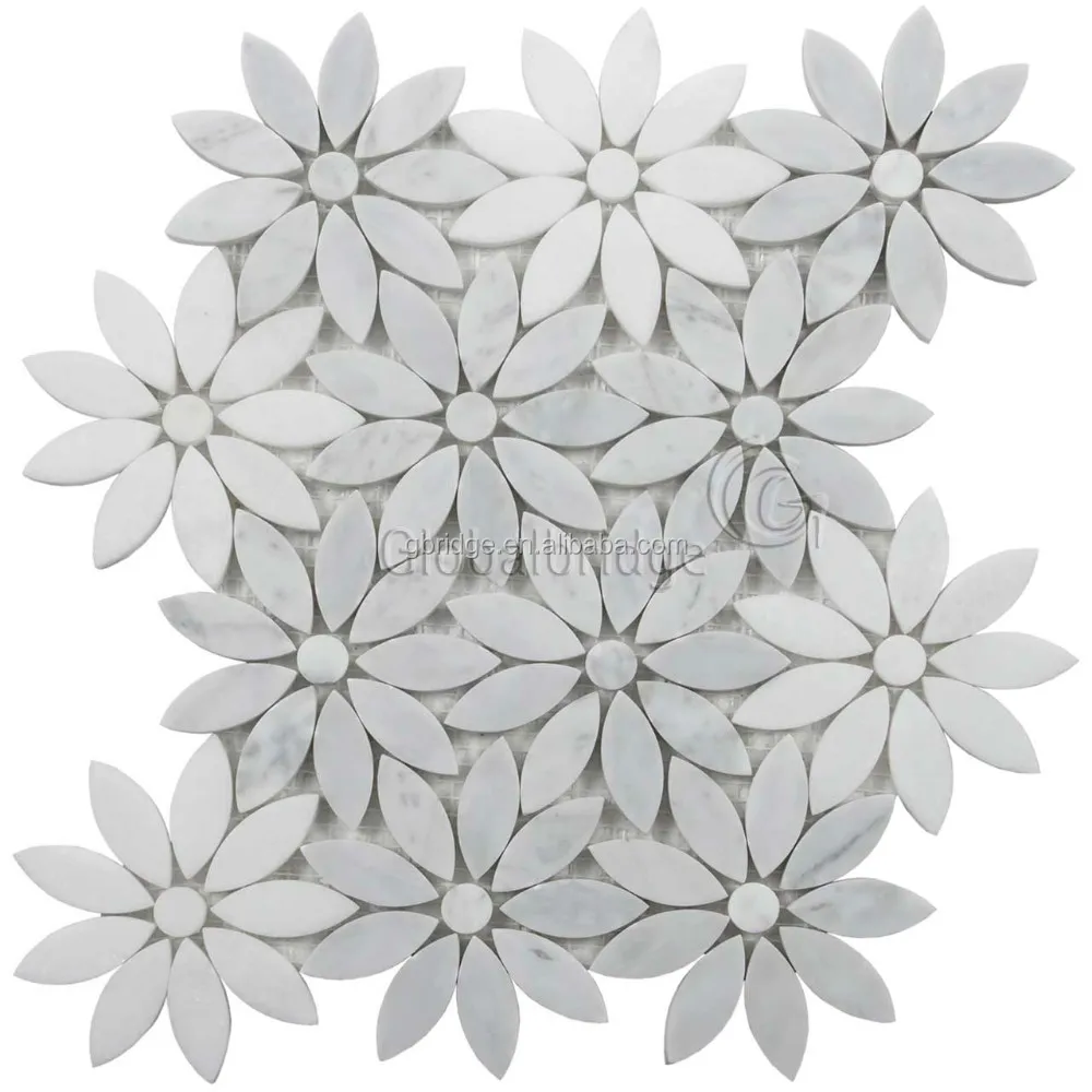 Flower Mosaic Tile Stone Marble Wall Flower Mosaic Tile Stone Marble Wall Product On Alibaba