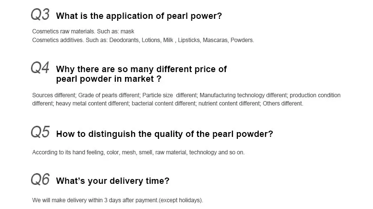 Ultra-fine Pearl powder