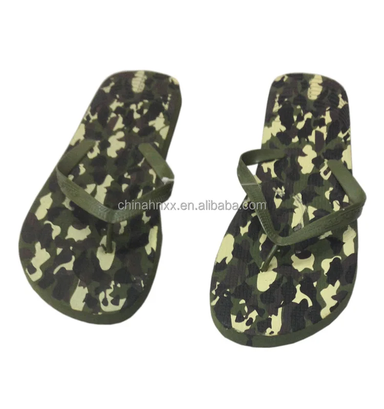 men printed military eva slipper