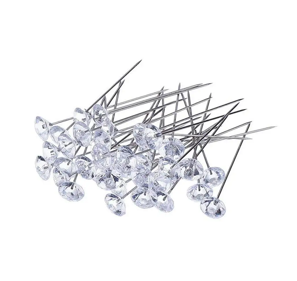 Botrong® 100Pcs Crystal Diamante Corsage Pins