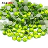 SS10 SS12 SS16 Lead Free Stone, Strong Glue Korean Hot Fix Rhinestones In Bulk