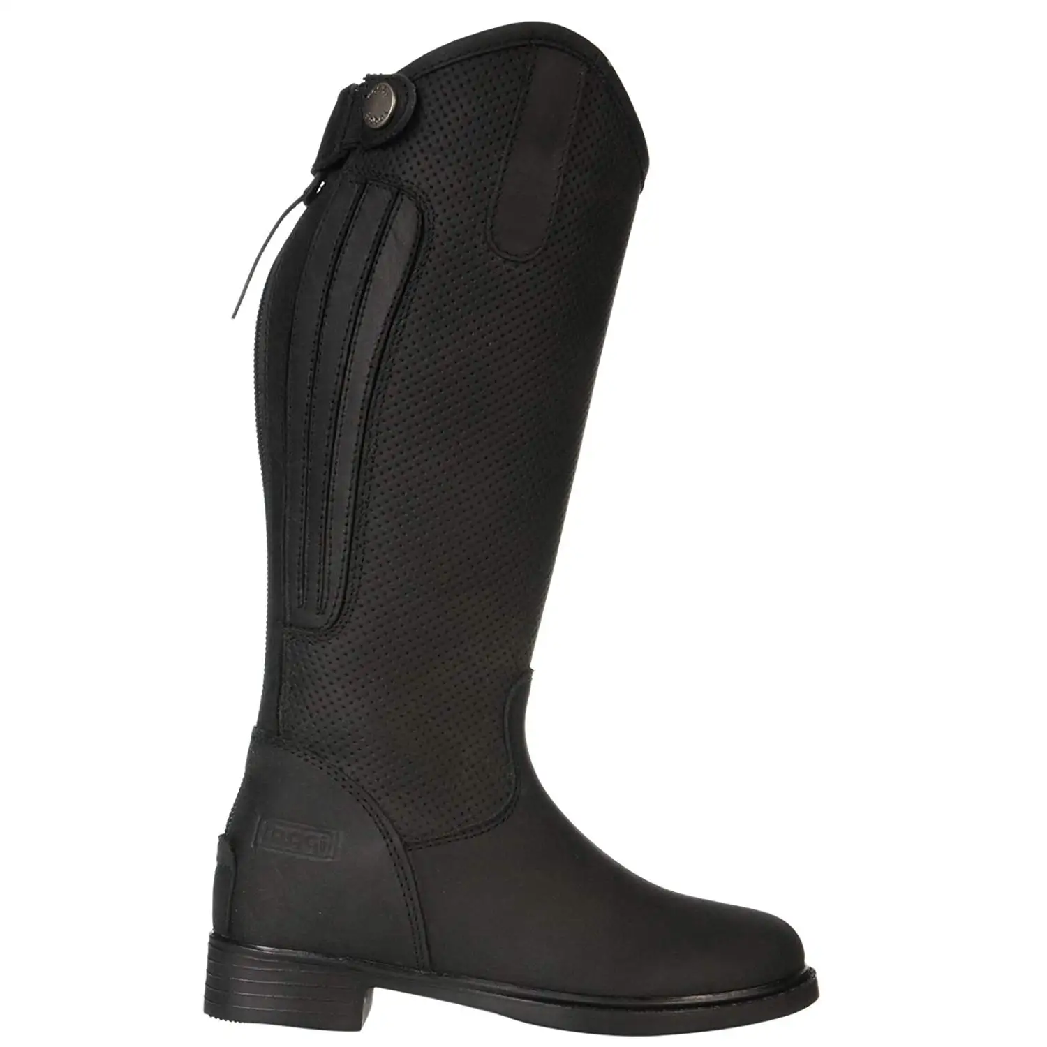 Wide Leg Fitting EU 40 Toggi Calgary Long Leather Riding Boot With Full Zip In Cheeco Brown Size: 6.5