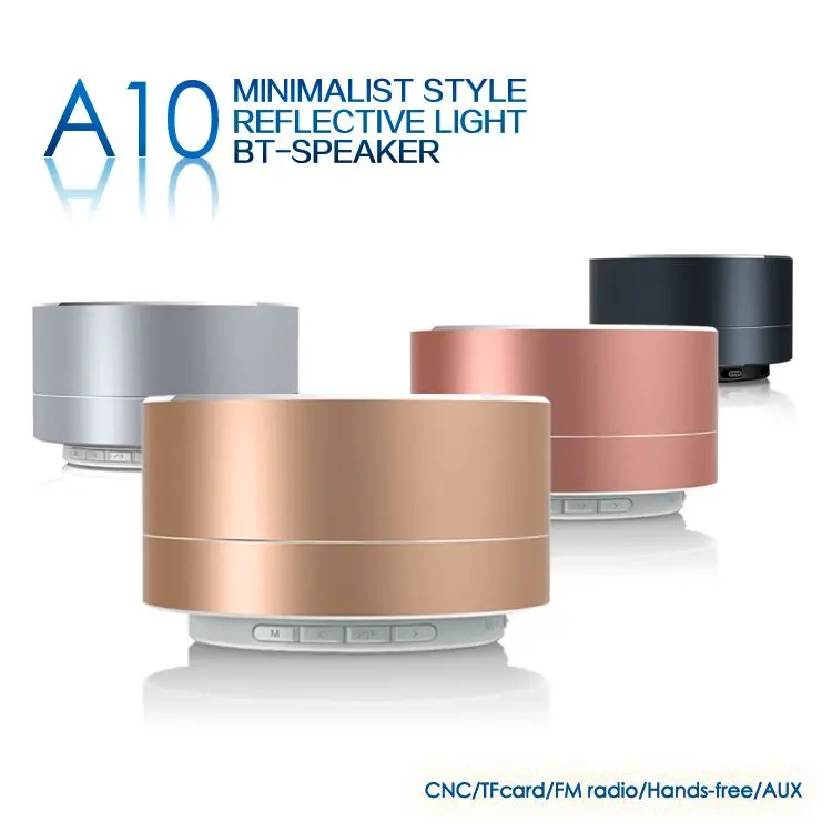 minimalist style reflective light bt speaker