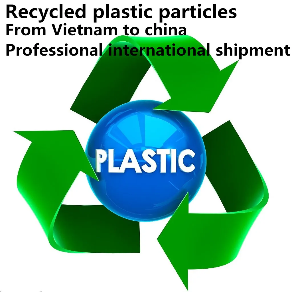 recycled plastic particles