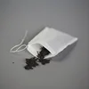 Factory Supply Natural Wood Pulp Empty Filter Paper Tea Bag With String