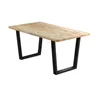 industrial modern style solid wood pine wood dining table for dining room ,office and restaurant