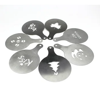 Creative Diffe Shape Stainless Steel Coffee Stencils Creative Diffe Shape Stainless Steel Coffee Stencils