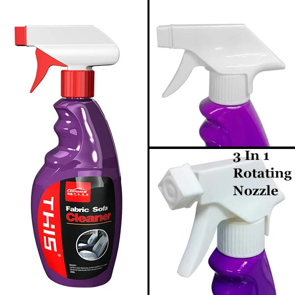 Plastic Tapiceria Accessories Upholstery Washing Machine Cleaning 500ml Heavy Duty Bottle Fabric Sofa Cleaner Spray