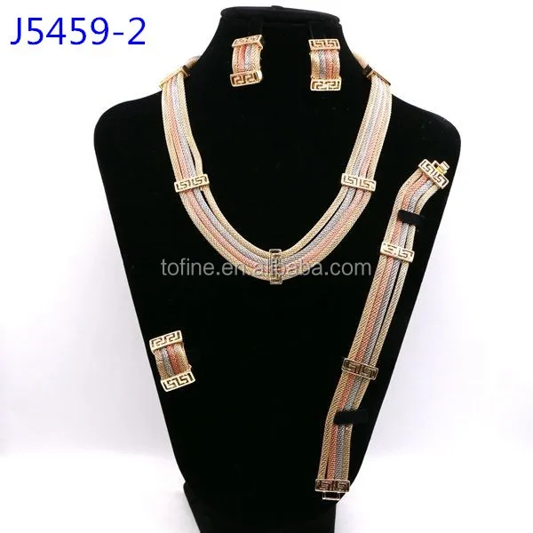 New Coming Jewelry Gold Plated Indian Jewelry Sets Gold Plated In Good