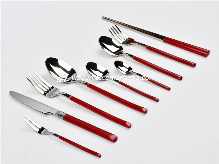   wholesale Restaurant cutlery dinnerware Knife Fork Spoon Silverware Stainless Steel Flatware Set