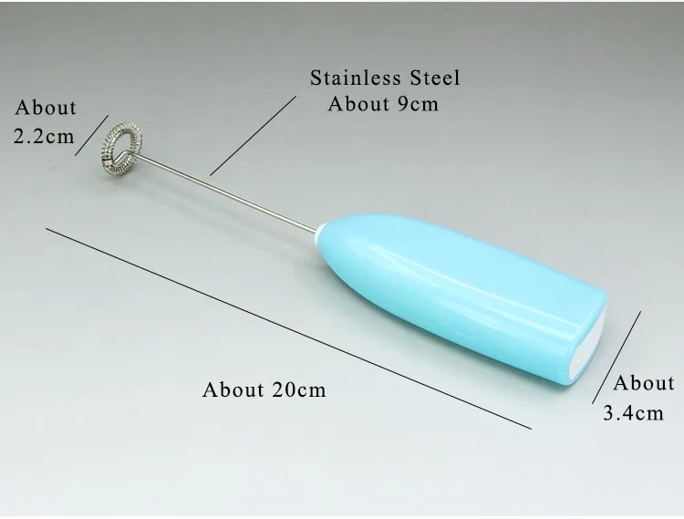 Handheld Electric Matcha Tea Stirrer,2aa Battery Matcha Push Whisk Set