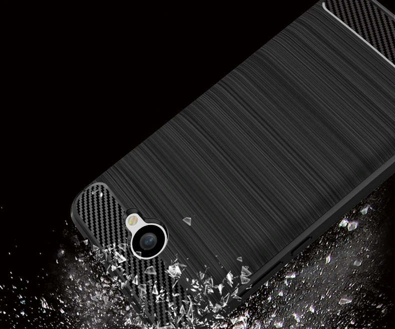2017 New Arrival Carbon Fiber Tpu case For Huawei Y7 Y7 prime brushed tpu soft cover For Huawei Y7 Y7 prime