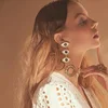 Fashion New Design Statement Three Evil Eyes Pendant Drop Earrings For Women Girls