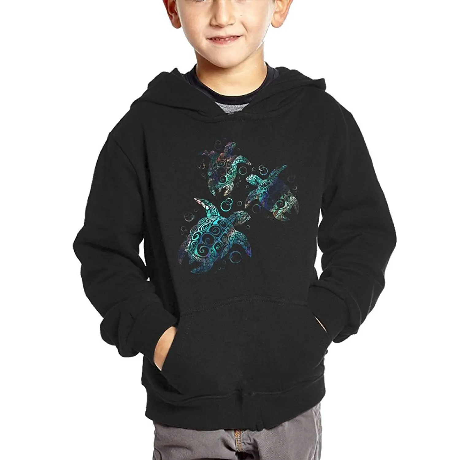 Made in Honolulu Hawaii Kanga Pocket Coat Mens Long Sleeve Hoodies