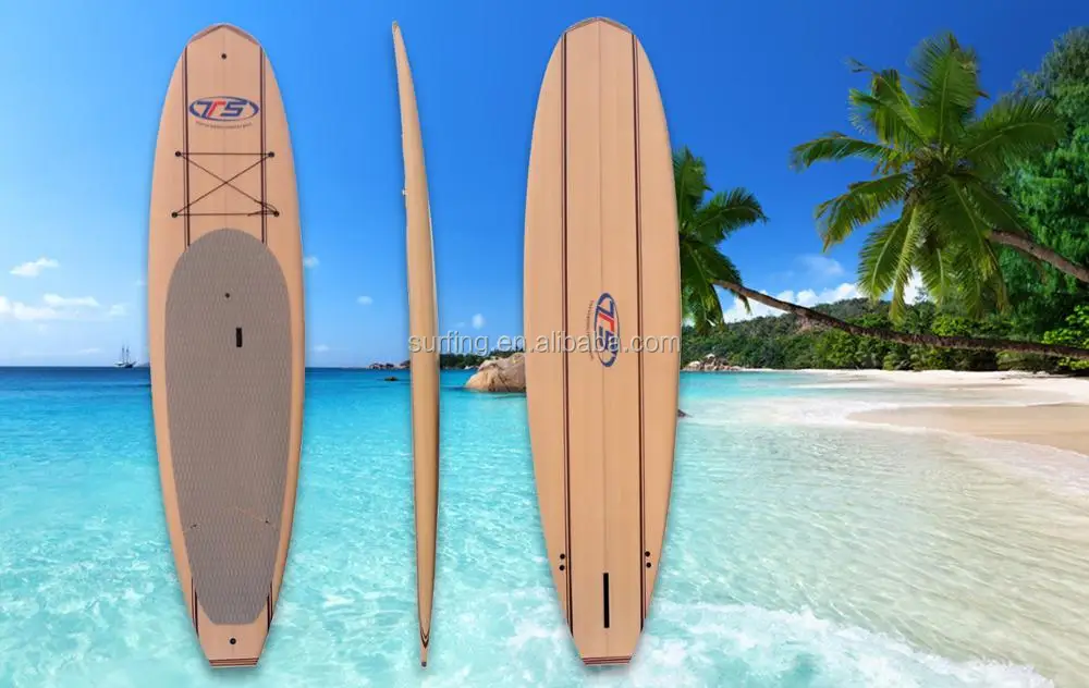 Surfboard Epoxy Resin With Eps Foam Core Bamboo Paddle Board On Sale