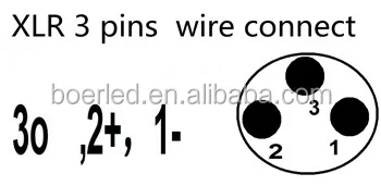 1W LED GOOSENECK LIGHT WITH 4 PINS XLR CONNECTOR