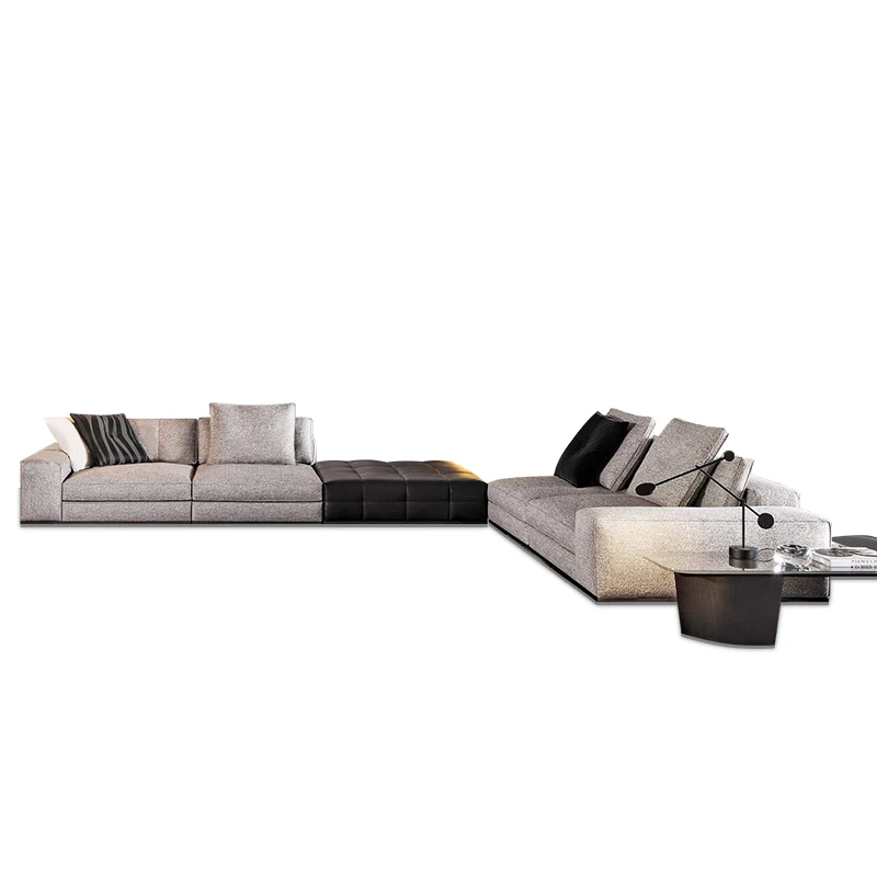 Large Size Sofa Living Room Office Lounge Set 7 Seater Sectional Modern Style New Coming Couch Arab