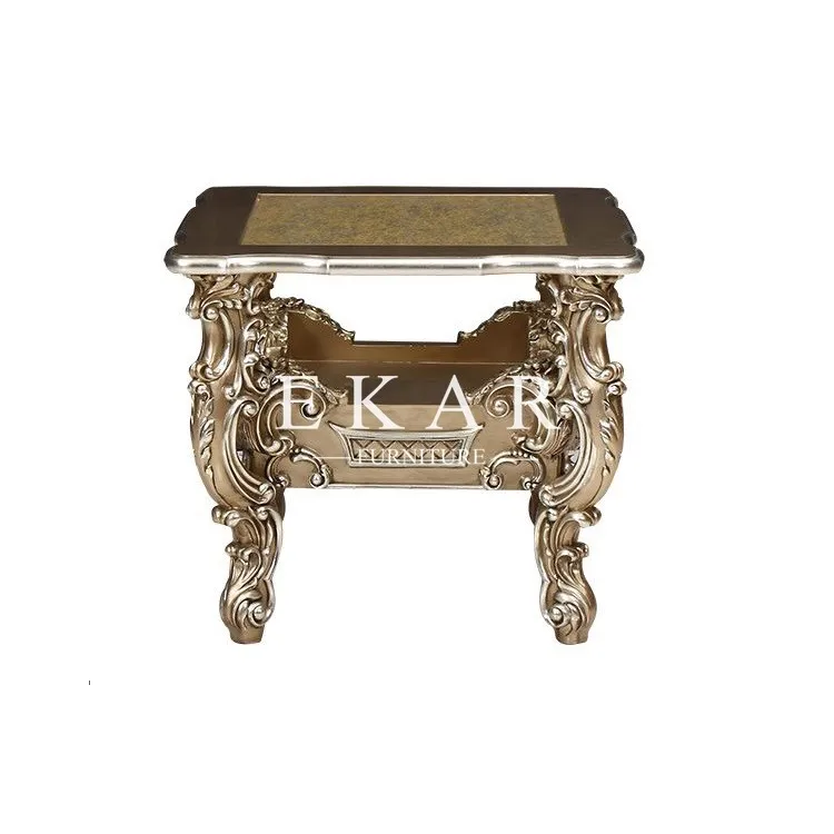 Baroque Luxury Carved Living Room Furniture Antique Wooden Corner Side Table Design Buy Wooden Corner Table Designs Corner Tables For Living