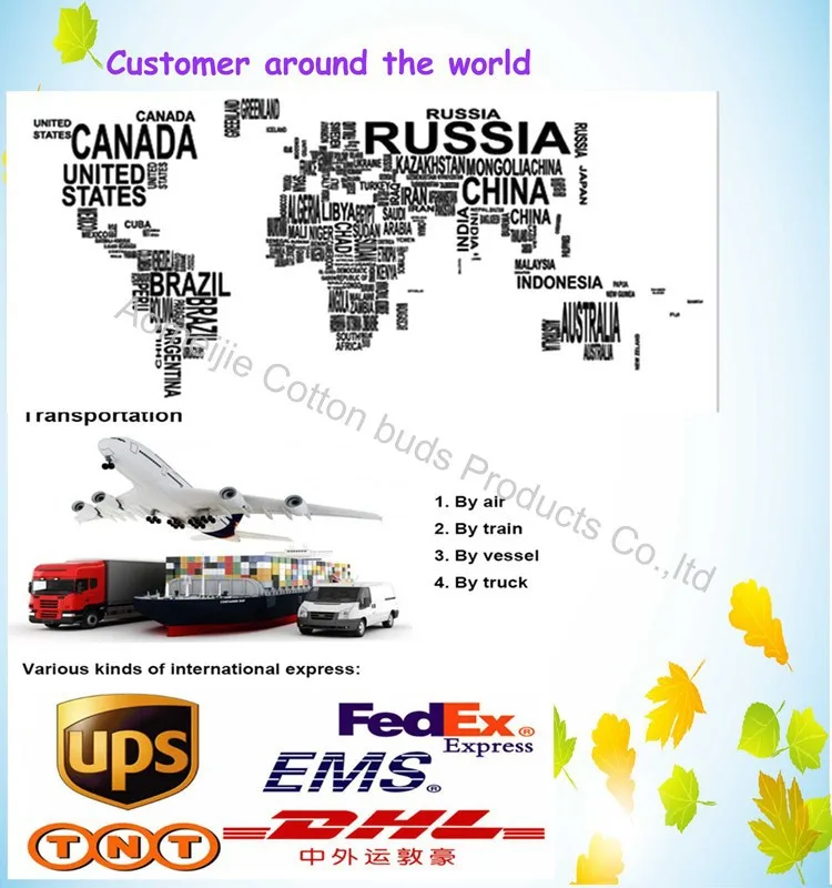 Aomeijie 100pcs wooden stick ear cotton buds