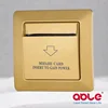 Hotel card key insert to gain power switch