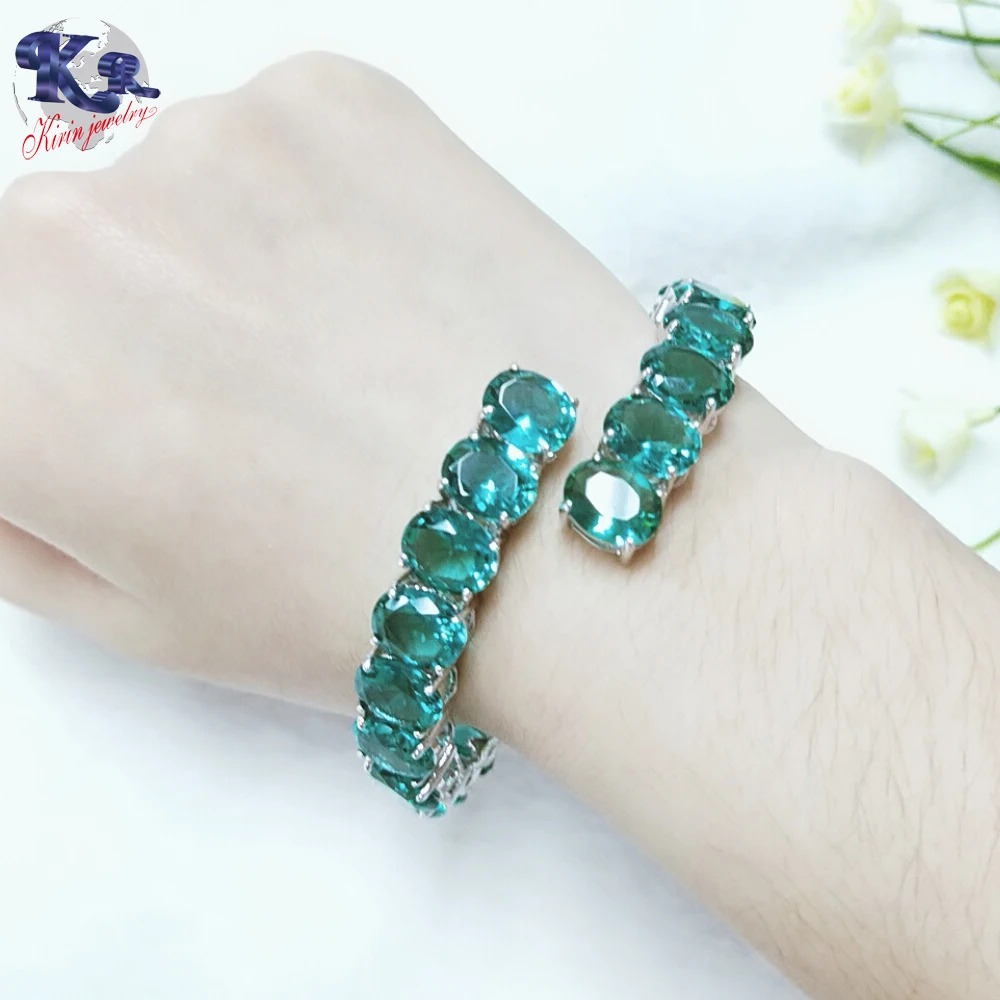 925 Sterling silver crystal zircon bangle wholesale bangle bracelet