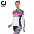 2016 Cheji Women Cycling Clothing Long Sleeve Bike Clothing Autumn Bicycle Clothes New Female Cycling Kit