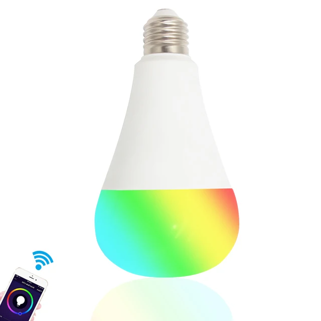 12W RGBW CCT Color Changing App Remote Control work with Amazon Alexa  Google Home smart bulb color changing chandelier bulbs