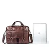Custom purple Drop Shipping Designer Luxury Large men genuine leather tote messenger shoulder bag Zip crossbody bag 7804