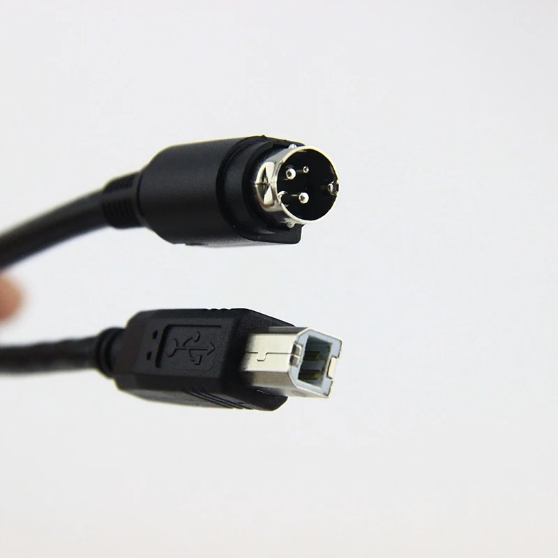 Poweredusb 24v Usb Power Plug To Usb B Male And Hosiden 3pin Din Male