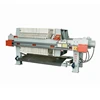 Hydraulic press filter with automatic cloth washing system