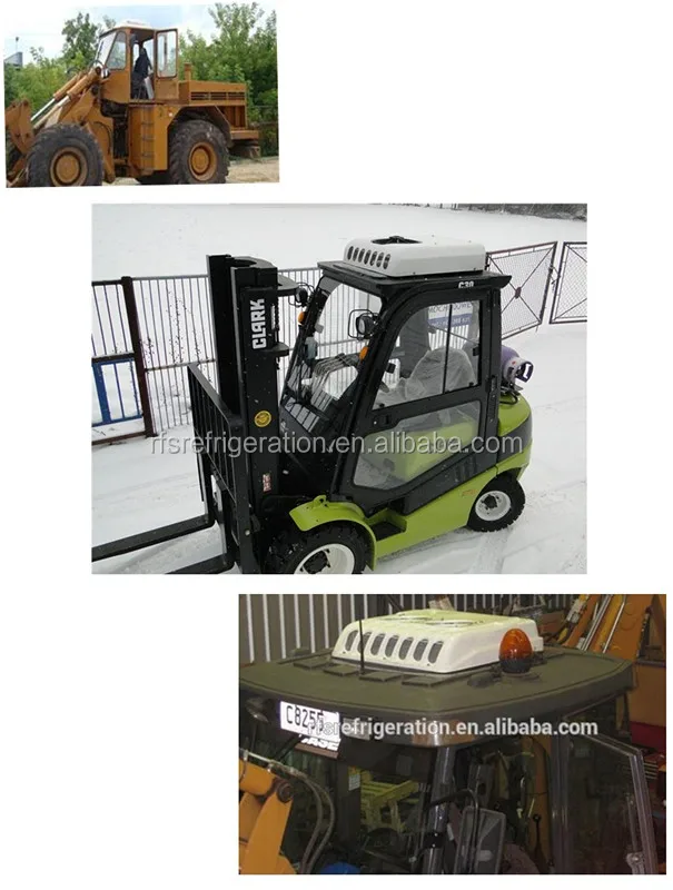  excavator forklift cabin air conditioning