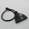Pigtail high speed 3 port hdmi switch Splitter Hub 3 in 1 out HDMI switch for HDTV DVD