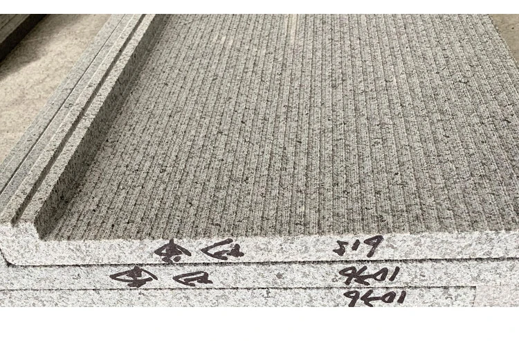 Samistone Natural Stone Stair Step Black New G684 Granite Steps with Rebated Edge