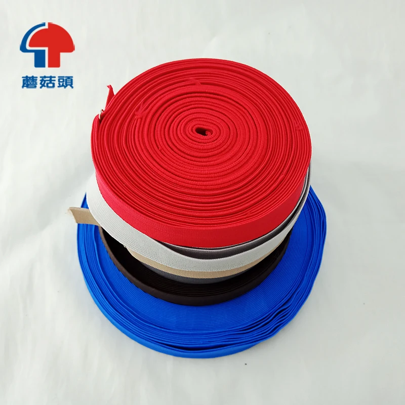 Thick Elastic Band Braided Webbing Strap Tape Woven Elastic Fabric ...