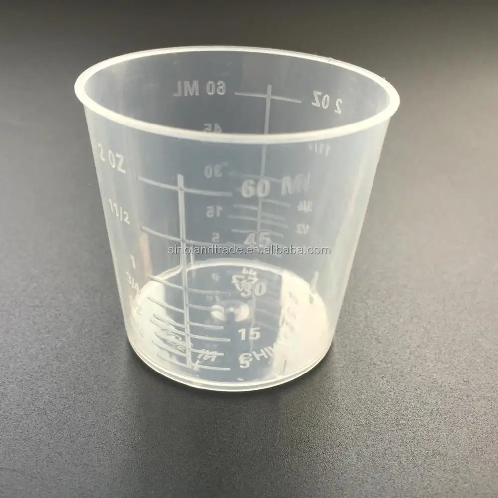 Disposable Medical Grade Pp 60ml 60cc Medicine Measuring Cup Buy