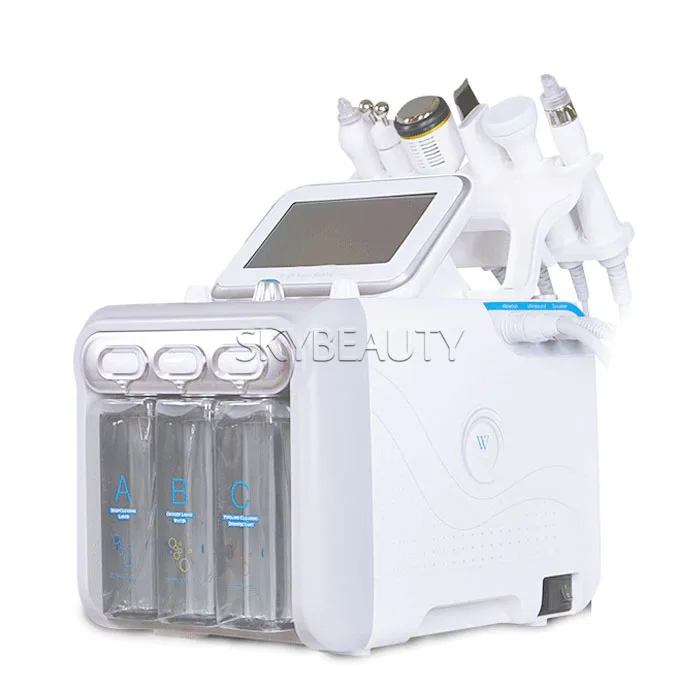 
Hot 6 in 1 aqua peel dermabrasion facial silk peel machine/hydra microdermabrasion beauty machine 