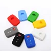 3/4 Button Silicone Remote Key Fob Car Key Case Keychain ring for Toyota Land Cruiser