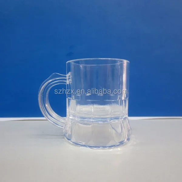 2016 China Wholesale Plastic Mini Beer Mug Shot Glass With Handle Buy