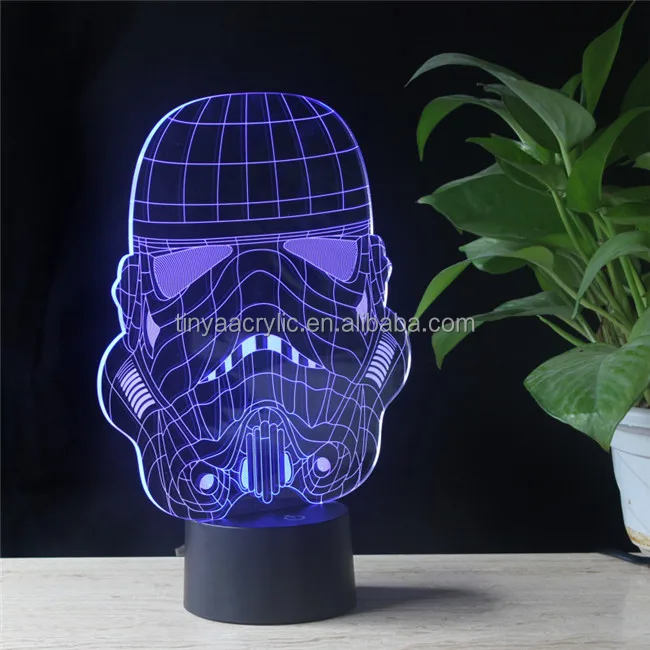 3d led table lamp