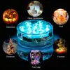 Submarine Led Battery Operated Spot Lights With Lamps Decorative Fish Bowl Light Remote Candle For Wedding Halloween