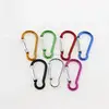 2016 China wholesale cheap colourful key chains carabiner hook/aluminum carabiner hook