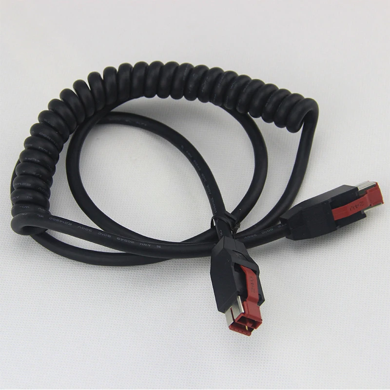 24V Powered USB POS EPOS Printer Cable Hosiden USB 1m 497-0441179 NCR